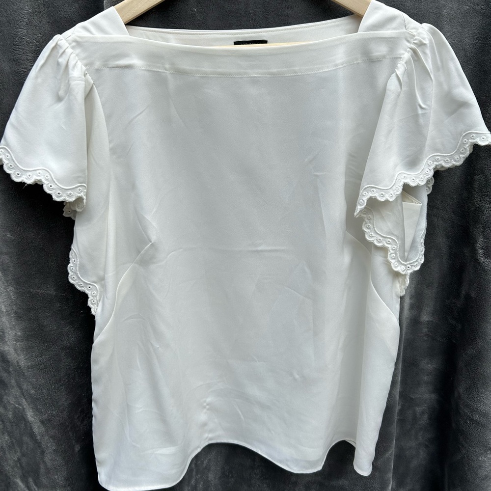 Ann Taylor off white shirt
